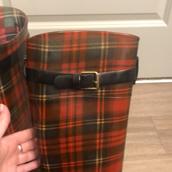 Ralph Lauren Plaid Rainboots - Picture 5 of 9